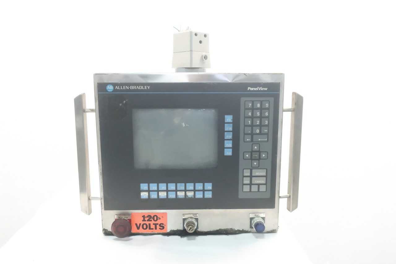 ALLEN BRADLEY 2711-KC1 PANELVIEW REV D TERMINAL SER E OPERATOR INTERFACE PANEL - AUTOMATION & CONTROLS