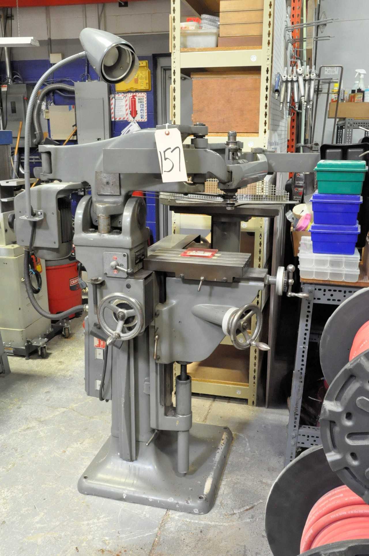 Deckel Model GK21, Pantograph Machine, S/n 8449, with Tooling, Supplies and Maintenance Parts on (4) Shelves - MACHINING ACCESSORIES & TOOLING