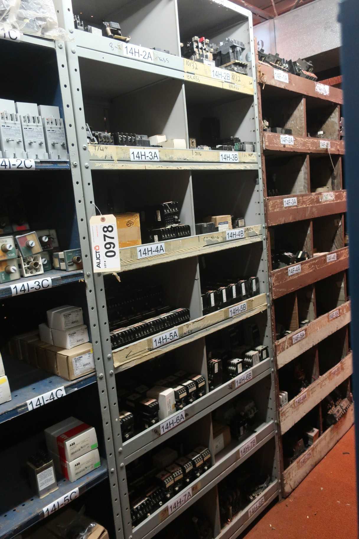 LOT OF ASSORTED MOTOR STARTERS AND RELAYS - ELECTRICAL COMPONENTS