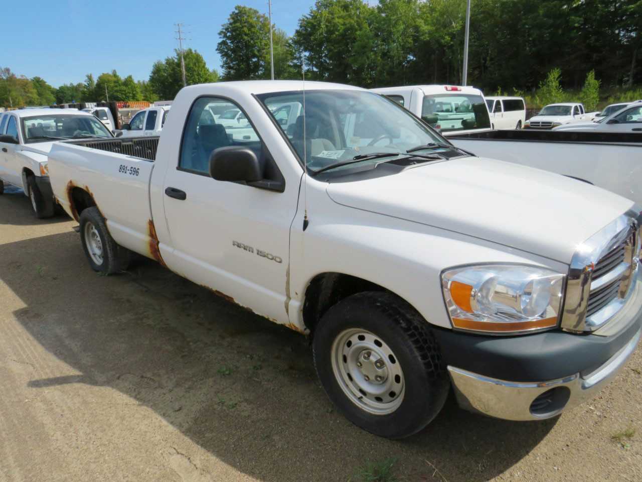 2006 DODGE RAM 1500 4X2 PICKUP TRUCK - HYDRO EXCAVATOR TRUCKS