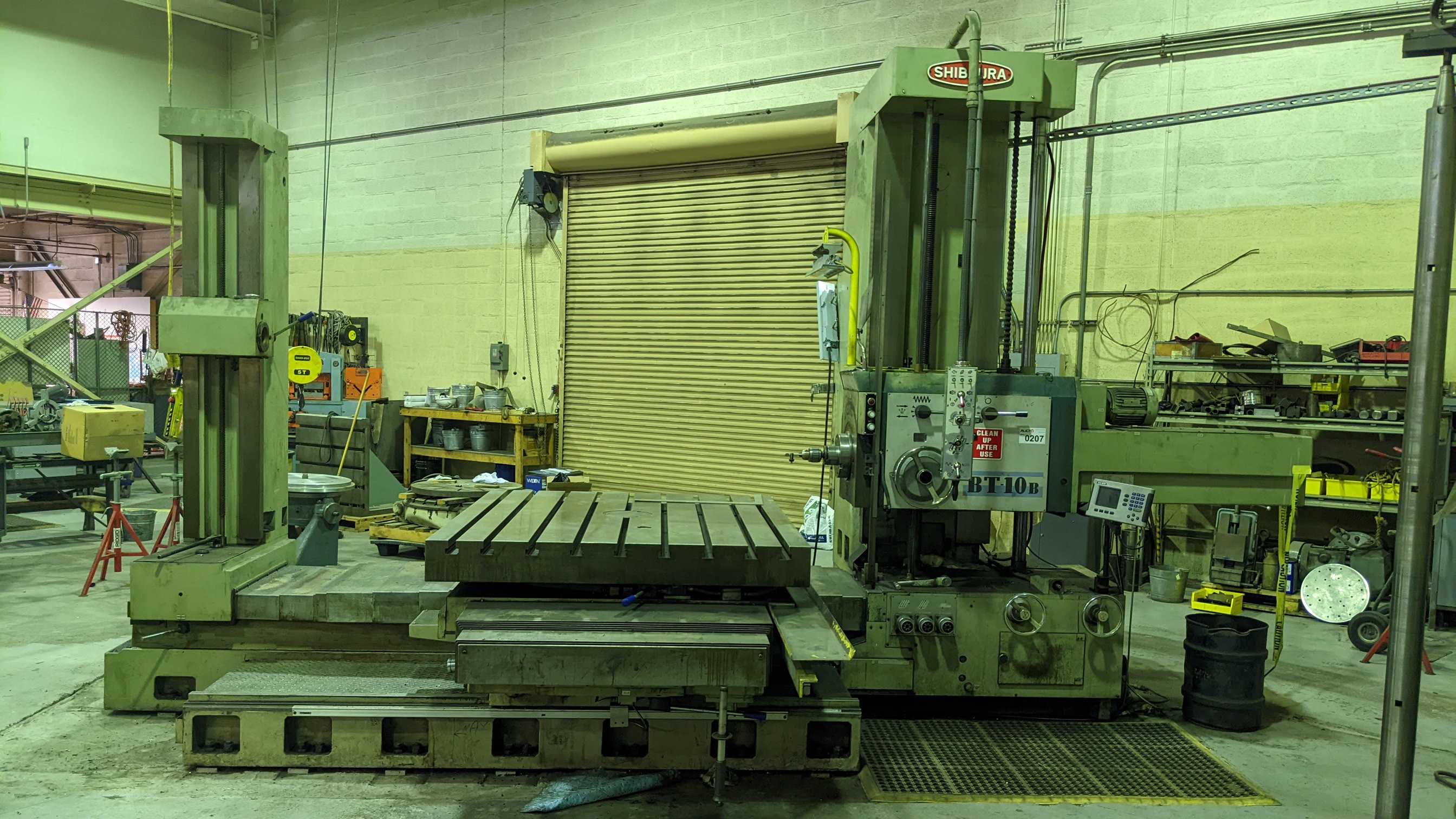 SHIBAURA BORING MILL - HORIZONTAL BORING MILL