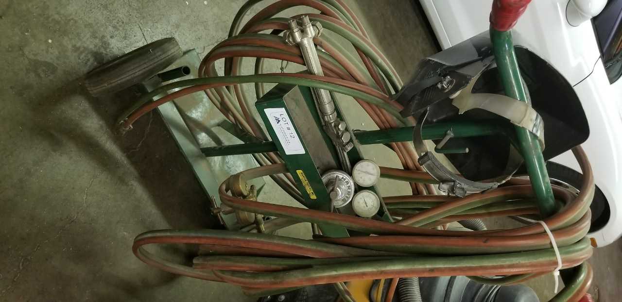 Cutting Torch Tank Dolly & Hoses - WELDING EQUIPMENT