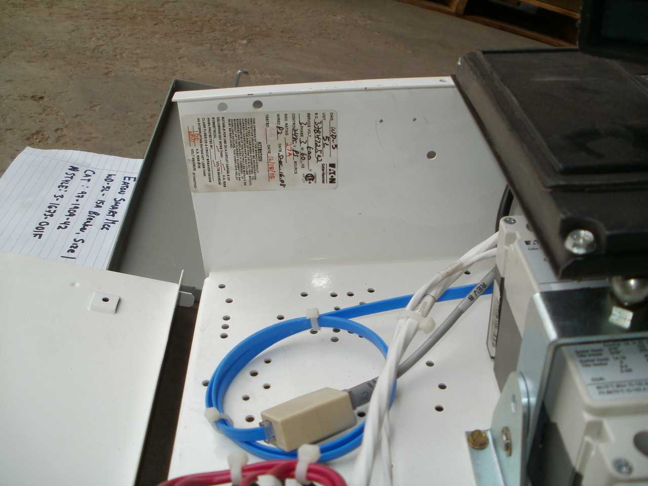 EATON SMART MCC 15AMP BREAKER - MOTOR CONTROL CENTERS