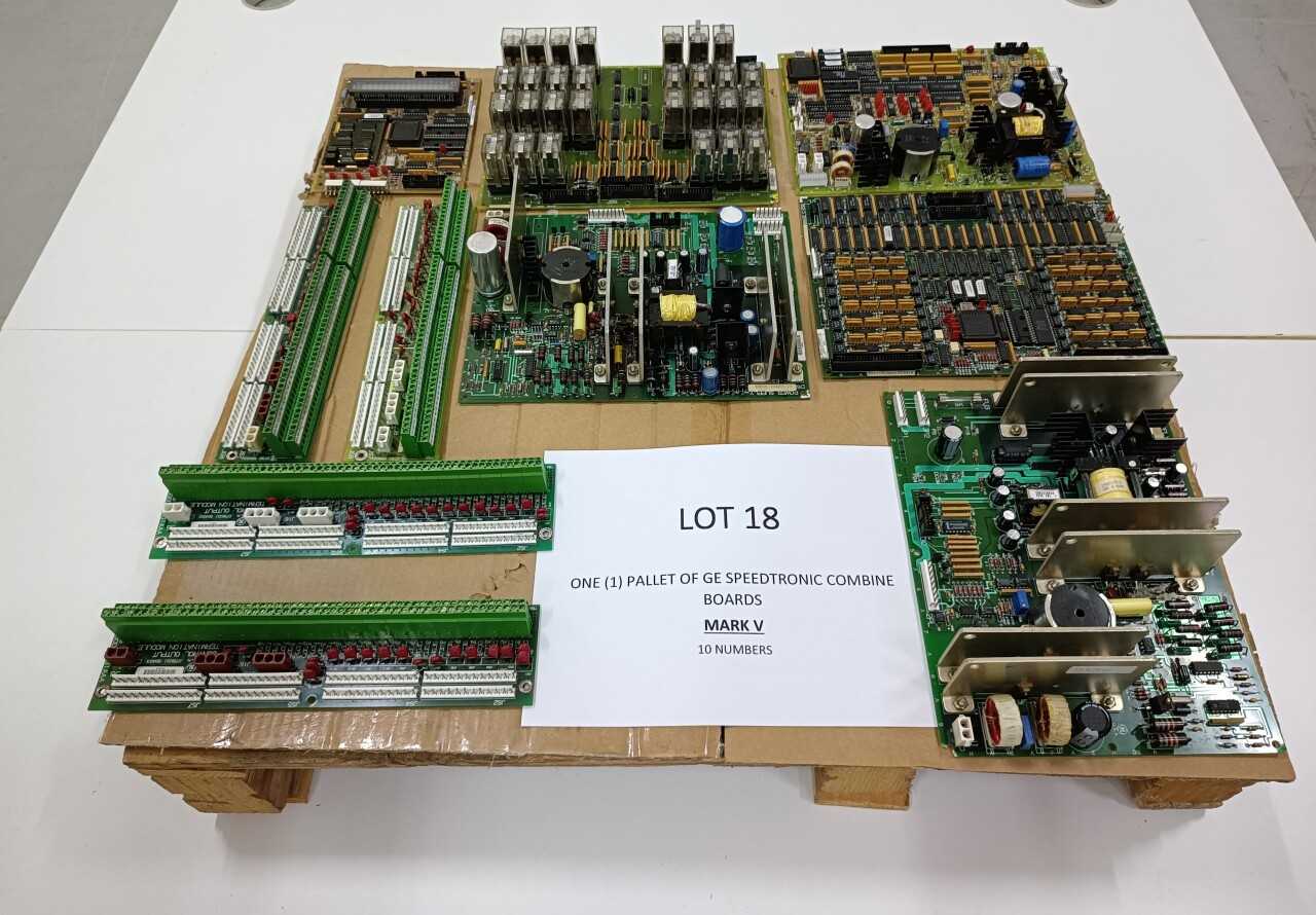 ONE (1) PALLET OF GE SPEEDTRONIC COMBINE BOARDSMARK VI - AUTOMATION & CONTROLS