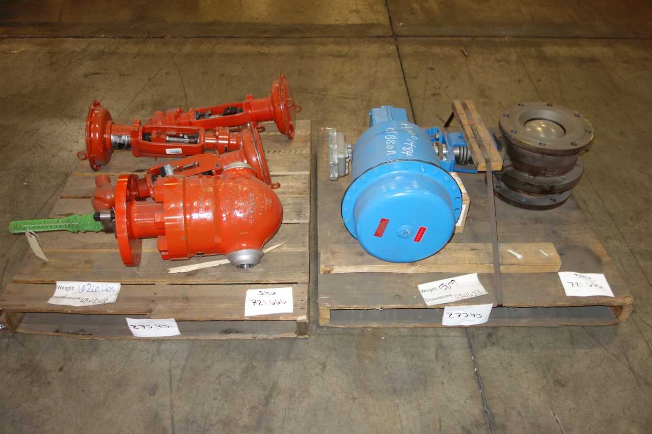 2 PALLETS OF ASSORTED VALVES- VULCAN, NELES-JAMESBURY - VALVES