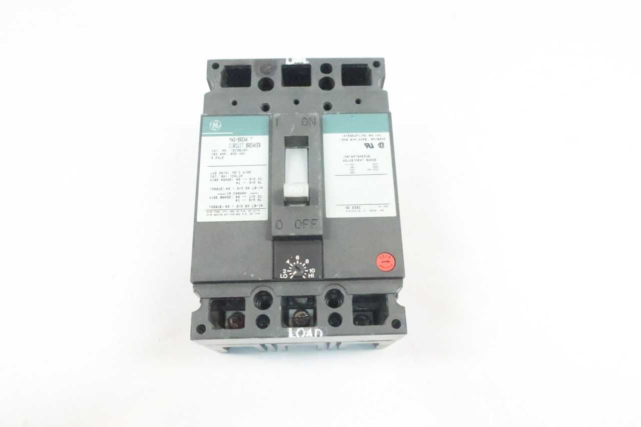 GE TEC36150 3P 150A AMP CIRCUIT BREAKER - CIRCUIT BREAKERS GE TEC36150 3P 150A AMP CIRCUIT BREAKER - CIRCUIT BREAKERS