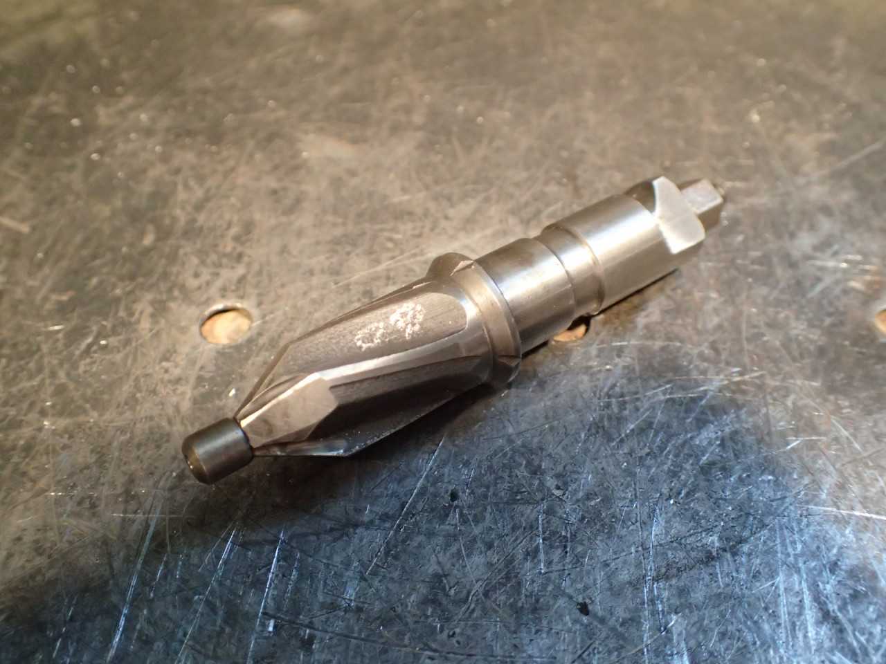 Metcut 5/8" .625 x 60 Degree HSS Countersink: 9/16" Straight #1 Pin Drive Shank - HOLEMAKING TOOLS