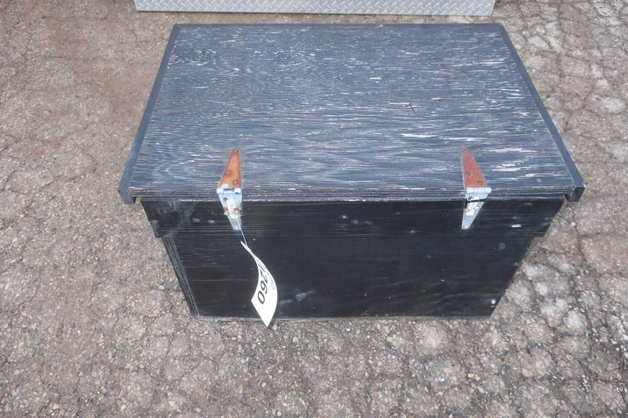 WOODEN WORK BOX - TOOL STORAGE