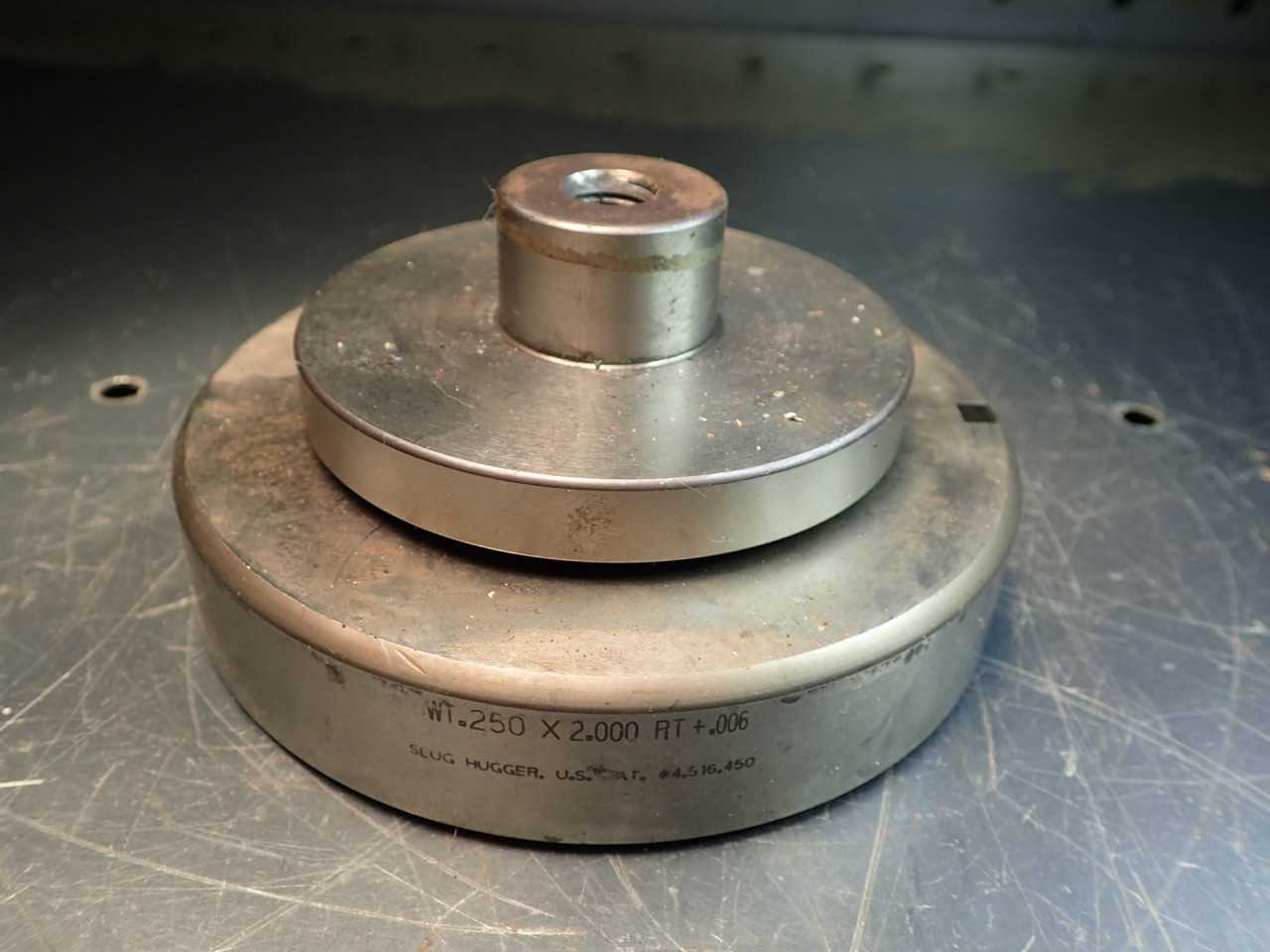 Wilson .250" x 2.000" +.006" Rectangular Turret Press Punch and Die Set, 5" Base - MACHINING ACCESSORIES & TOOLING
