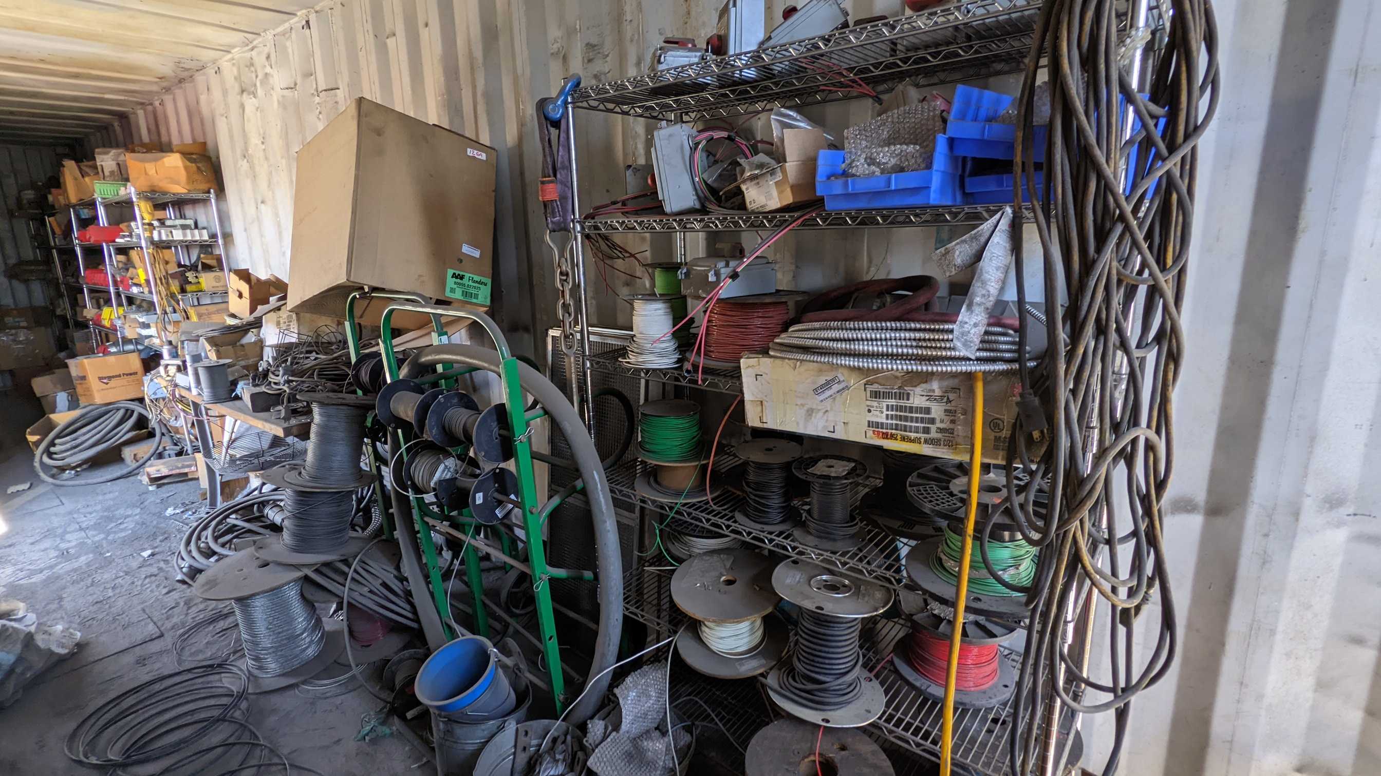 CONTENTS OF CONTAINER - INDUSTRIAL PARTS