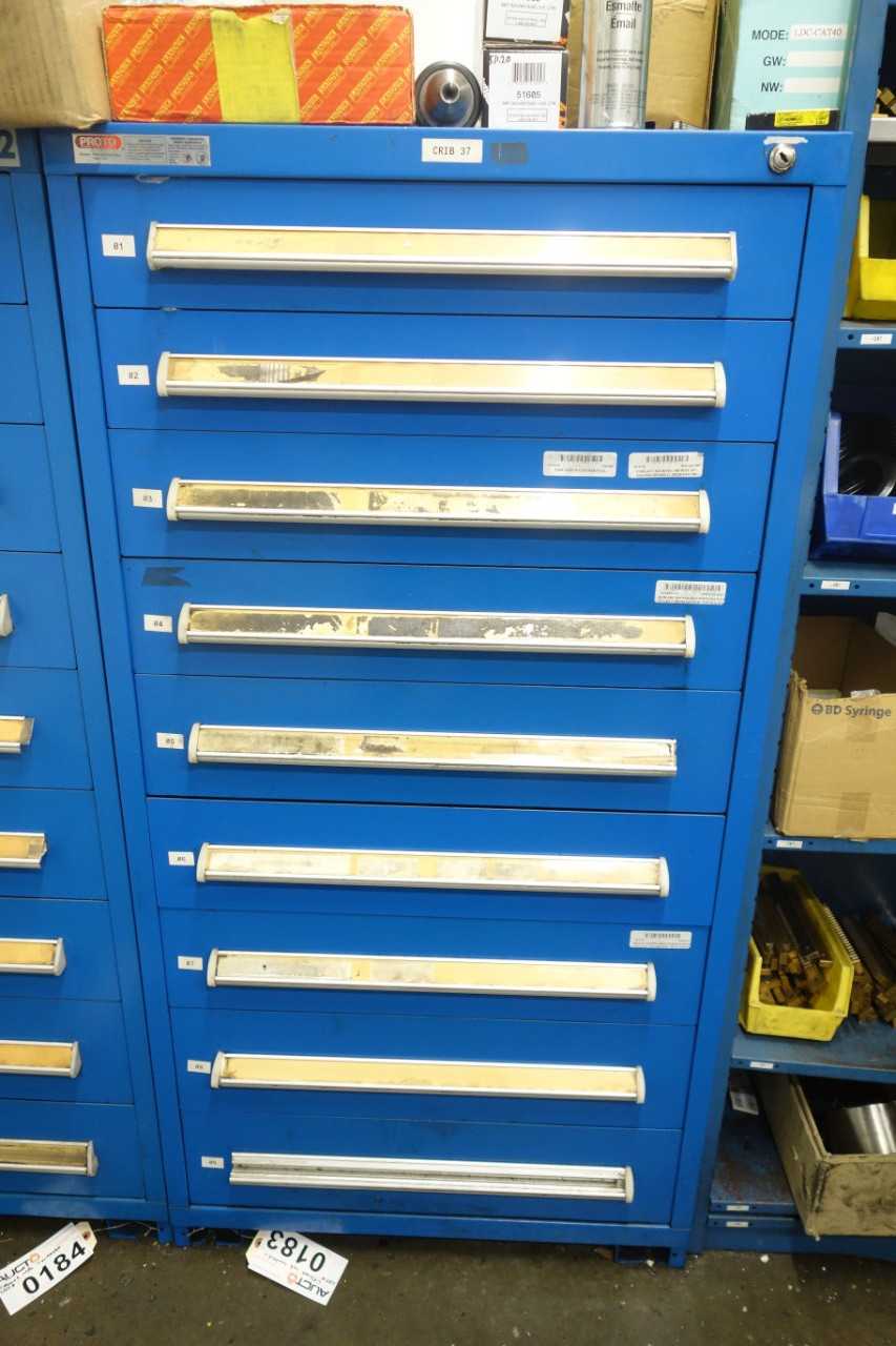 Proto Tool cabinet, contents excluded - TOOL STORAGE