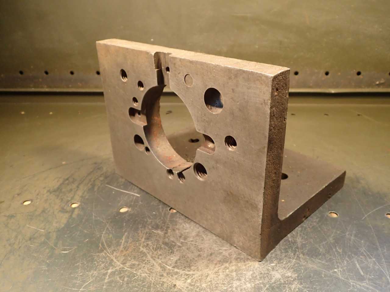 6" x 6" x 8" Wide Right Angle Mill Milling Set-Up Fixture Plate - END MILLS
