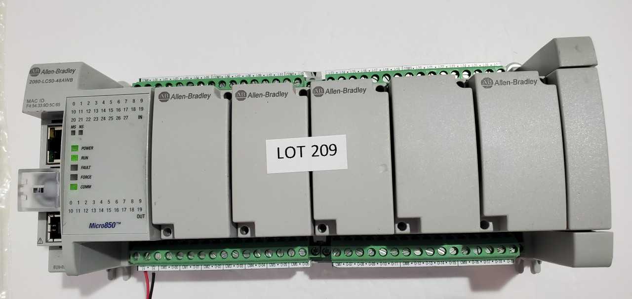 Allen Bradley Micro 850 2080-LC50-48AWB PLC - AUTOMATION & CONTROLS Allen Bradley Micro 850 2080-LC50-48AWB PLC - AUTOMATION & CONTROLS