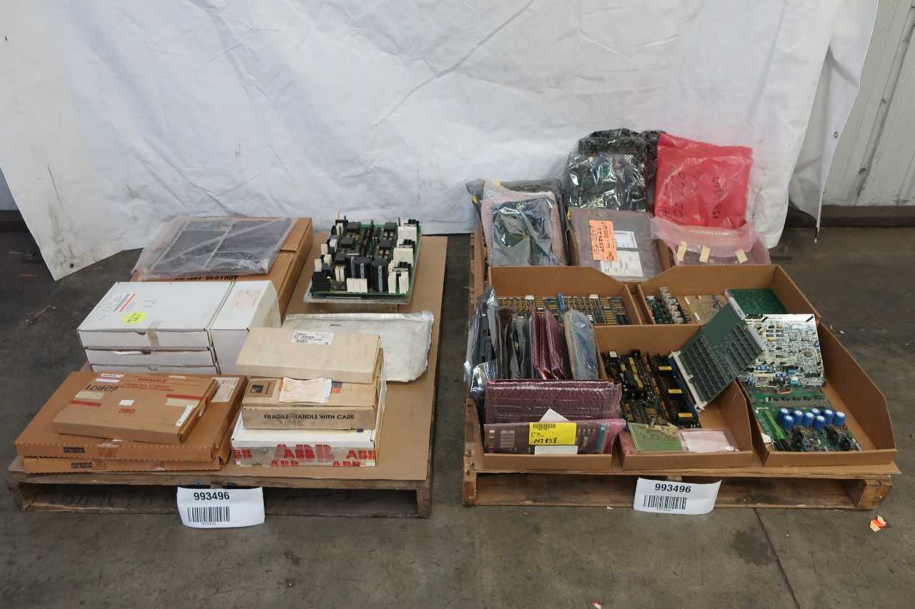 2 PALLETS OF ASSORTED PCB CIRCUIT BOARDS - AUTOMATION & CONTROLS