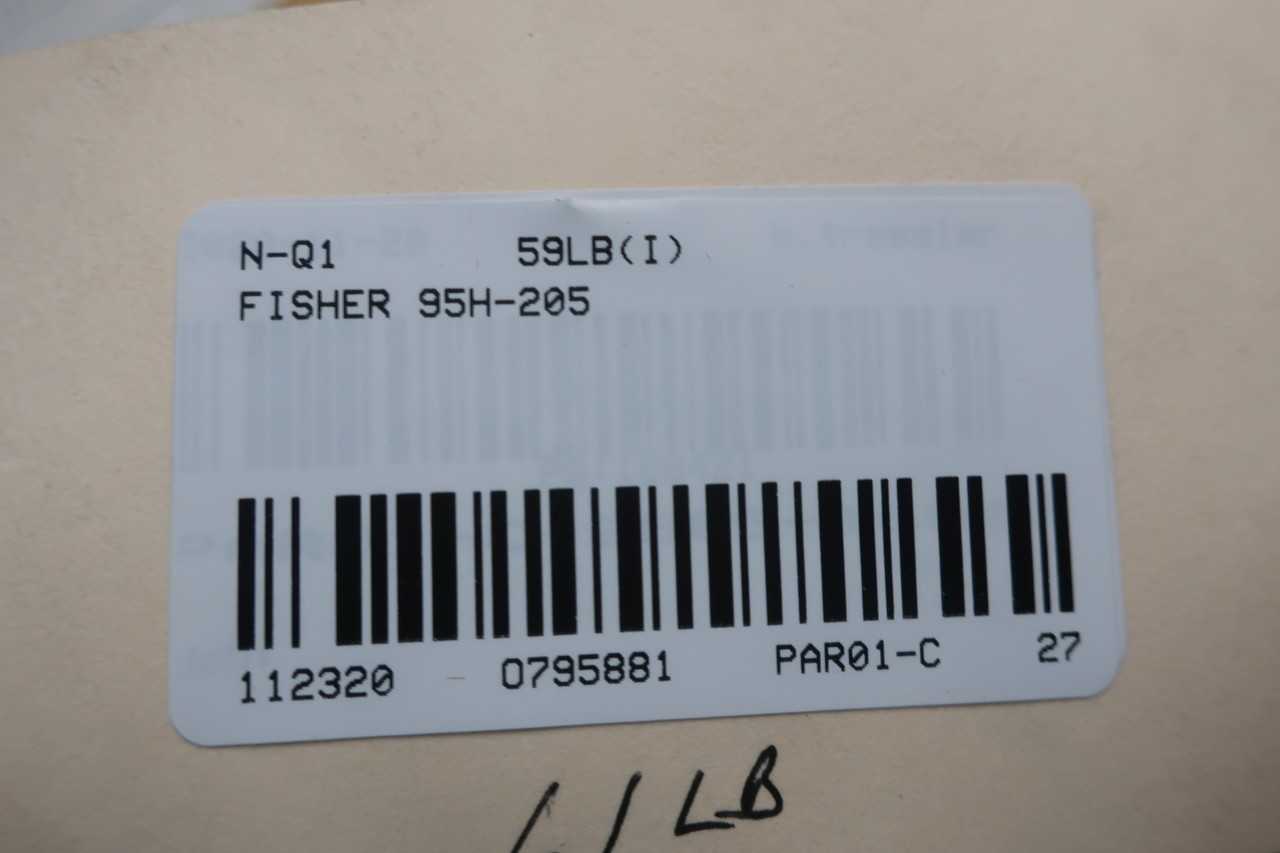 FISHER 95H205 STAINLESS PRESSURE REGULATOR VALVE 580PSI 300PSI 112IN NPT - PRESSURE REDUCING REGULATOR VALVE