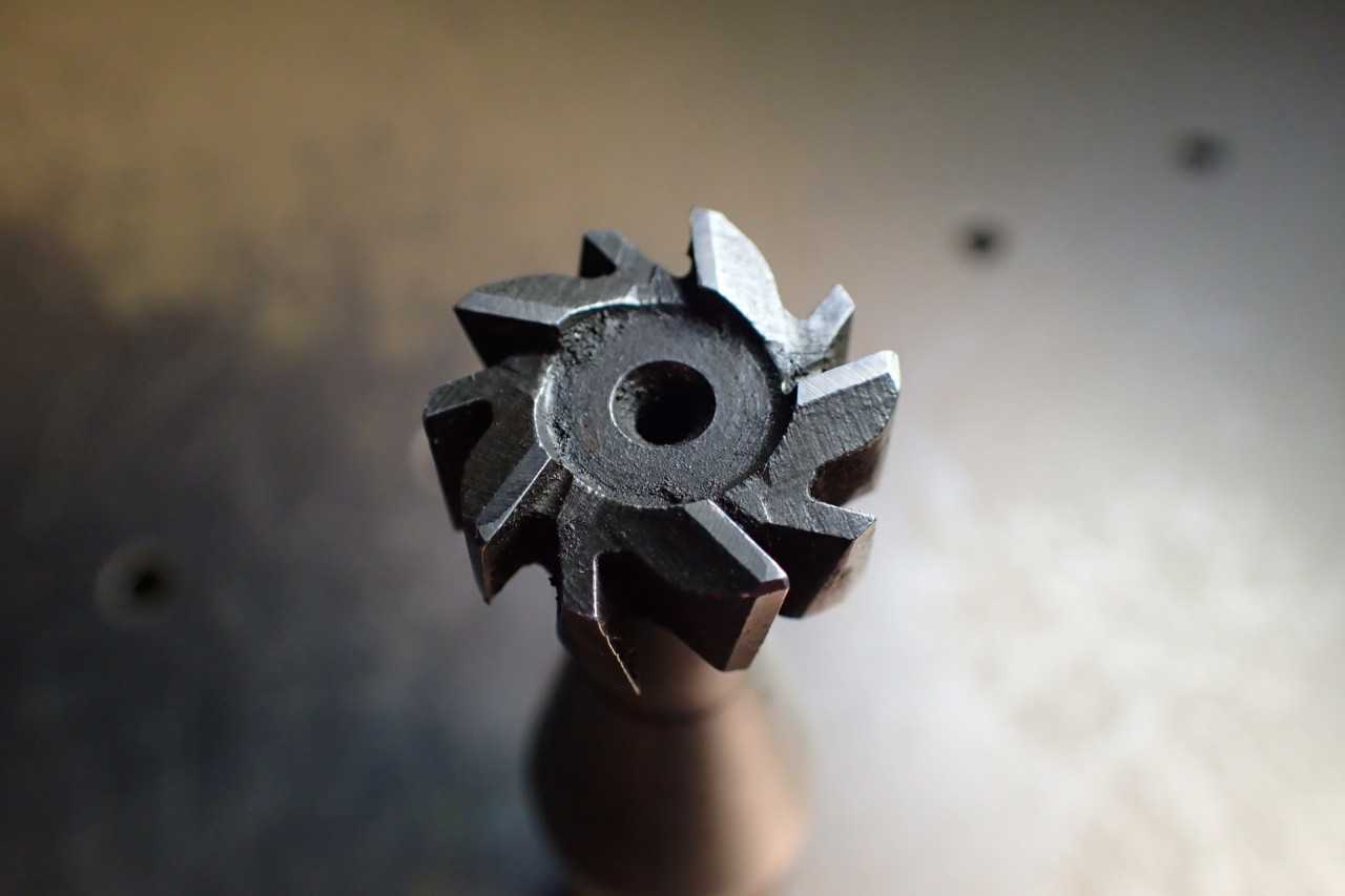 1/2" Bolt Size T-Slot Mill Milling Cutter 3/8" Deep 7/8" OD 1" Straight Shank - MILLING TOOLS