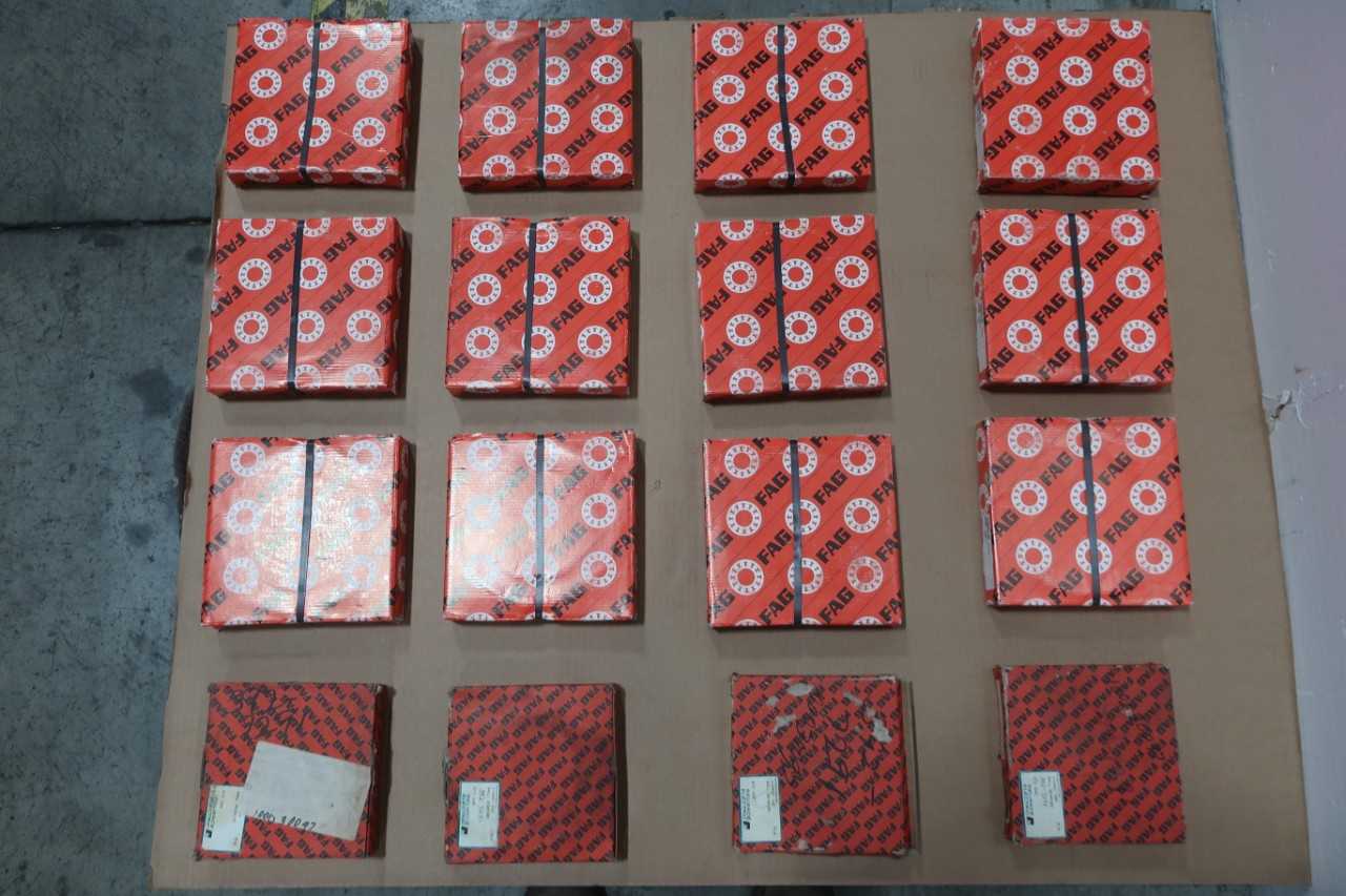 1 PALLET OF ASSORTED FAG BEARINGS. 6221-C3, 6219.C3 - BEARINGS