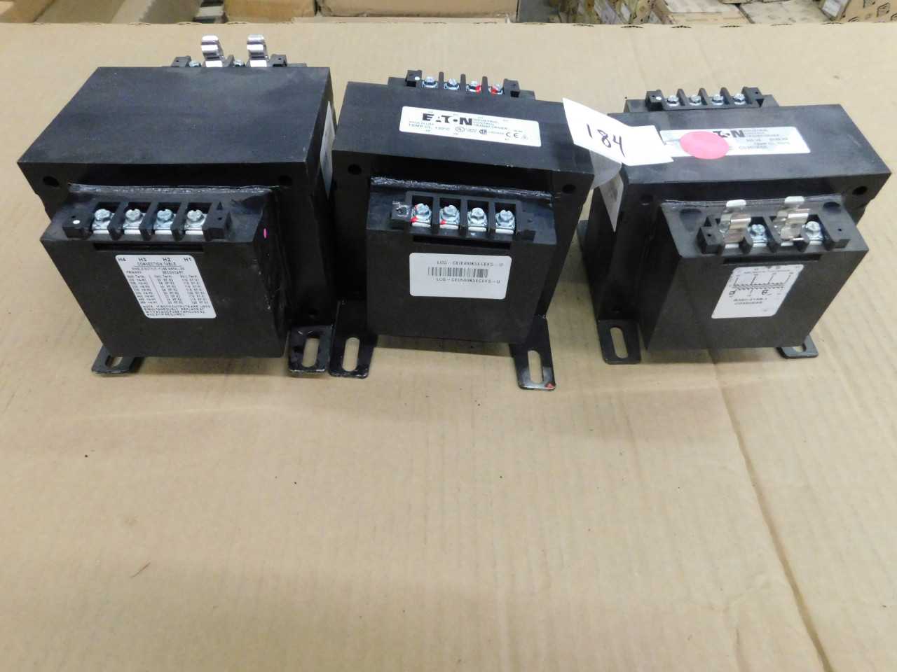 Lot of 3 Transformers - CONTROL TRANSFORMERS