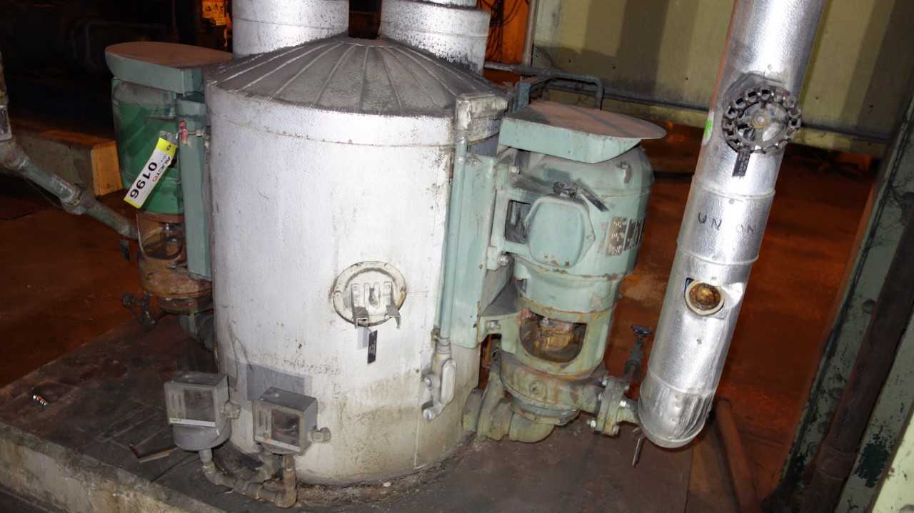 INGERSOLL DRESSER 7.5HP 440V-AC CONDENSATE RETURN PUMP ASSEMBLY - PUMPS