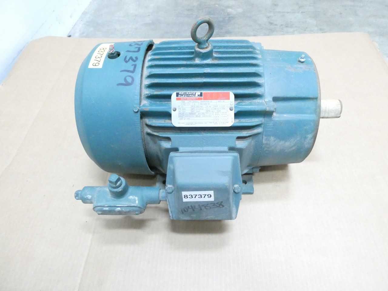 RELIANCE HM416396-HG DUTY MASTER XEX 213TC 3PH 7.5HP 3520RPM 230/460V-AC AC MOTOR - ELECTRIC MOTORS