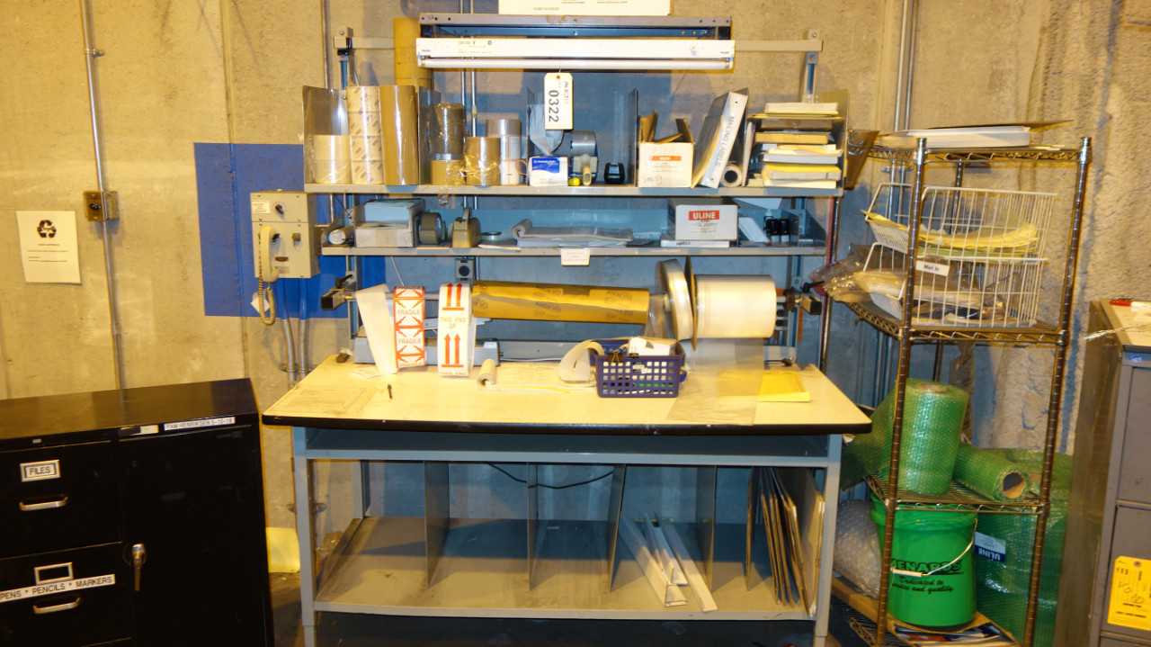 INDUSTRIAL PACKING AND SHIPPING STATION - MACHINING ACCESSORIES & TOOLING