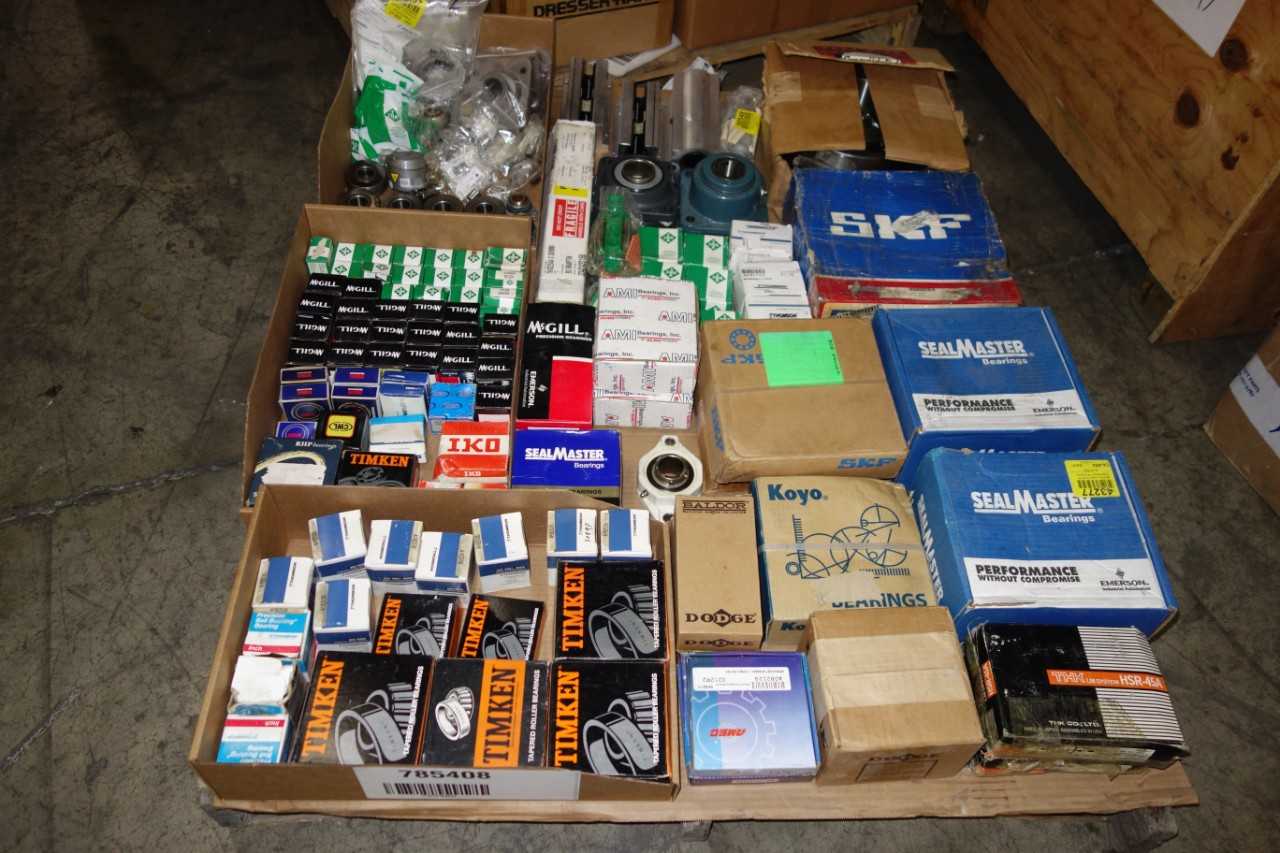 PALLET OF ASSORTED BEARINGS - BEARINGS