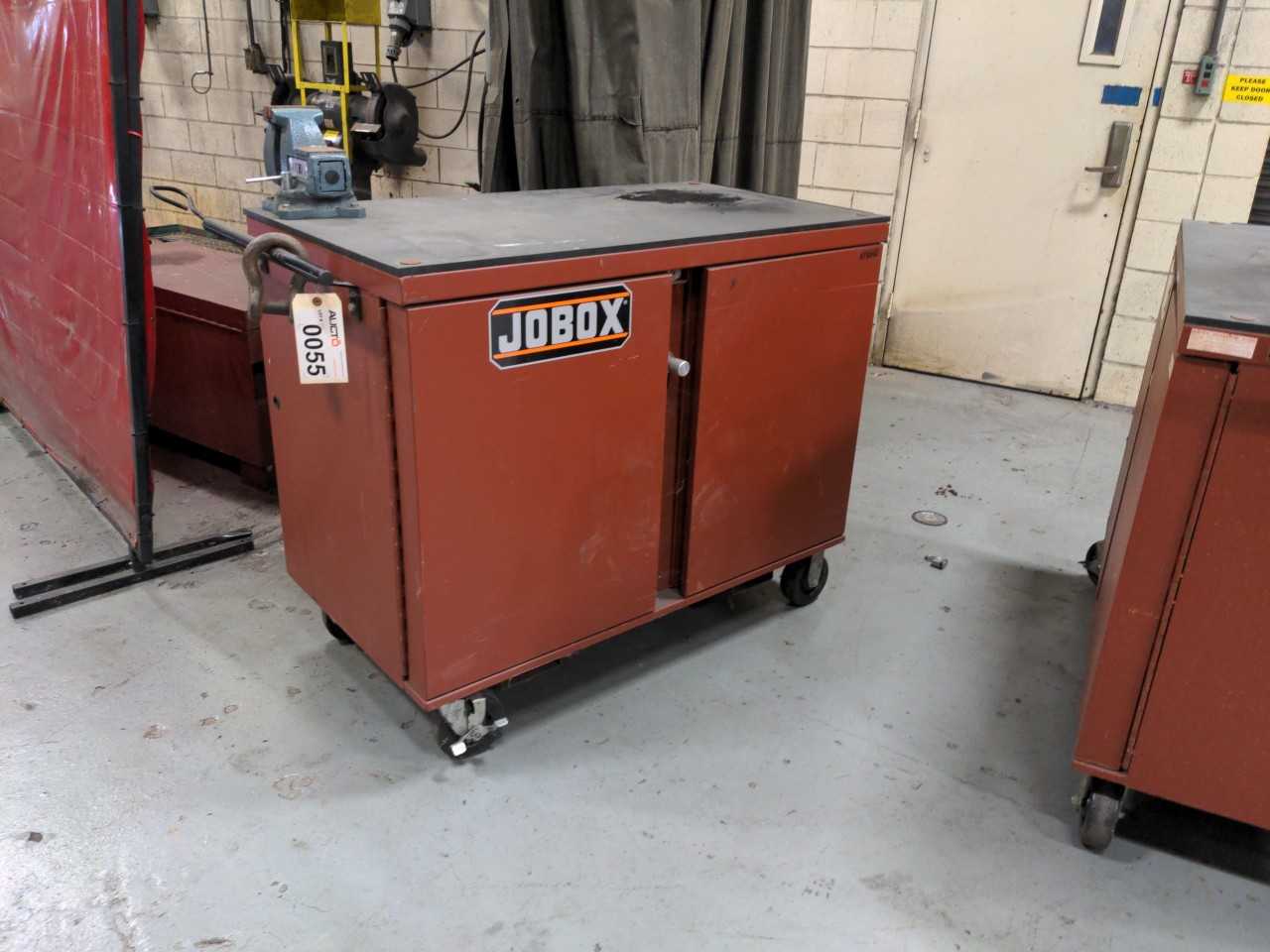 Jobox with Wilton vise without contents - PLANT & FACILITY EQUIPMENT