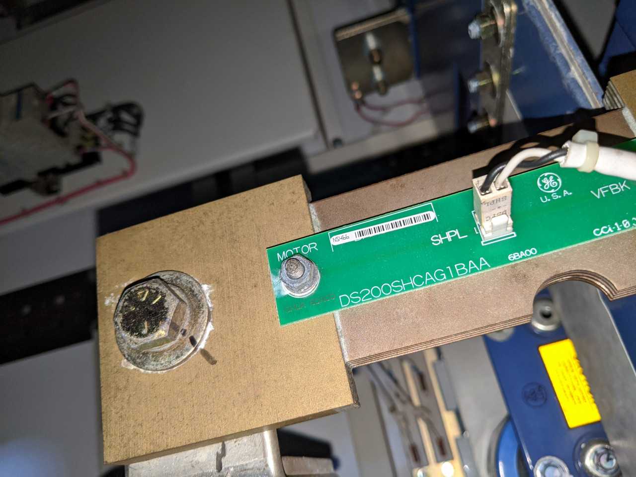 GE INNOVATION 3VVRJ607PR004 LV AC DRIVE CABINET IS200DSFCG1ADB INNER WIRE - MOTOR DRIVES
