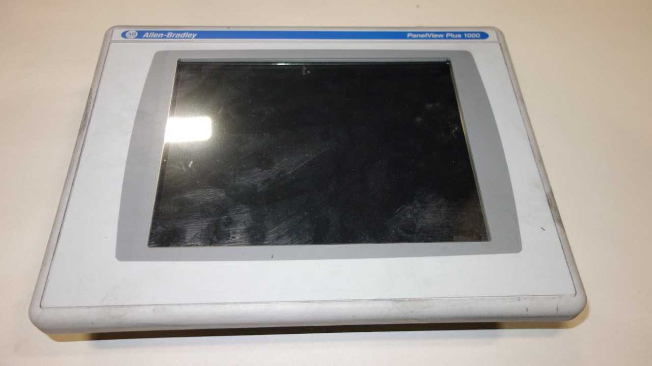 ALLEN BRADLEY 2711P-RDT10C SER B PANELVIEW PLUS 1000 COLOR TOUCH DISPLAY MODULE 2711P-T10C4D8 - HMIS & DISPLAYS