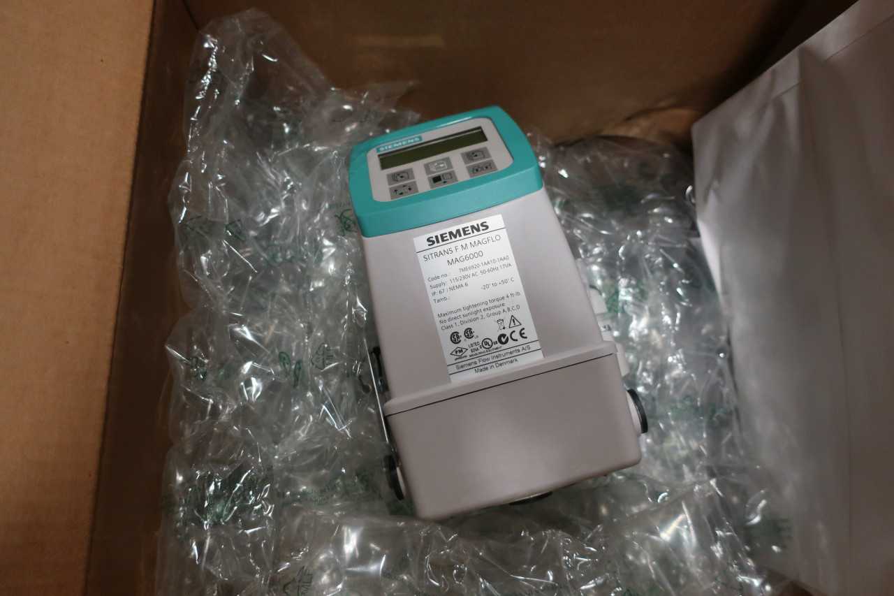 SIEMENS SITRANS FM MAGFLO MAG6000 FLOW METER 115/230V-AC 17VA - FLOW METER