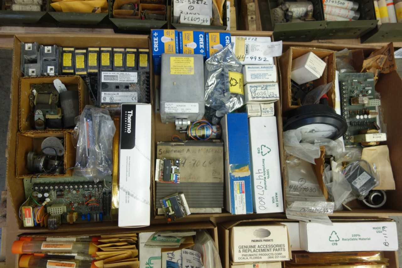 3 PALLETS OF ASSORTED ELECTRICAL CONTROLS - ELECTRICAL COMPONENTS