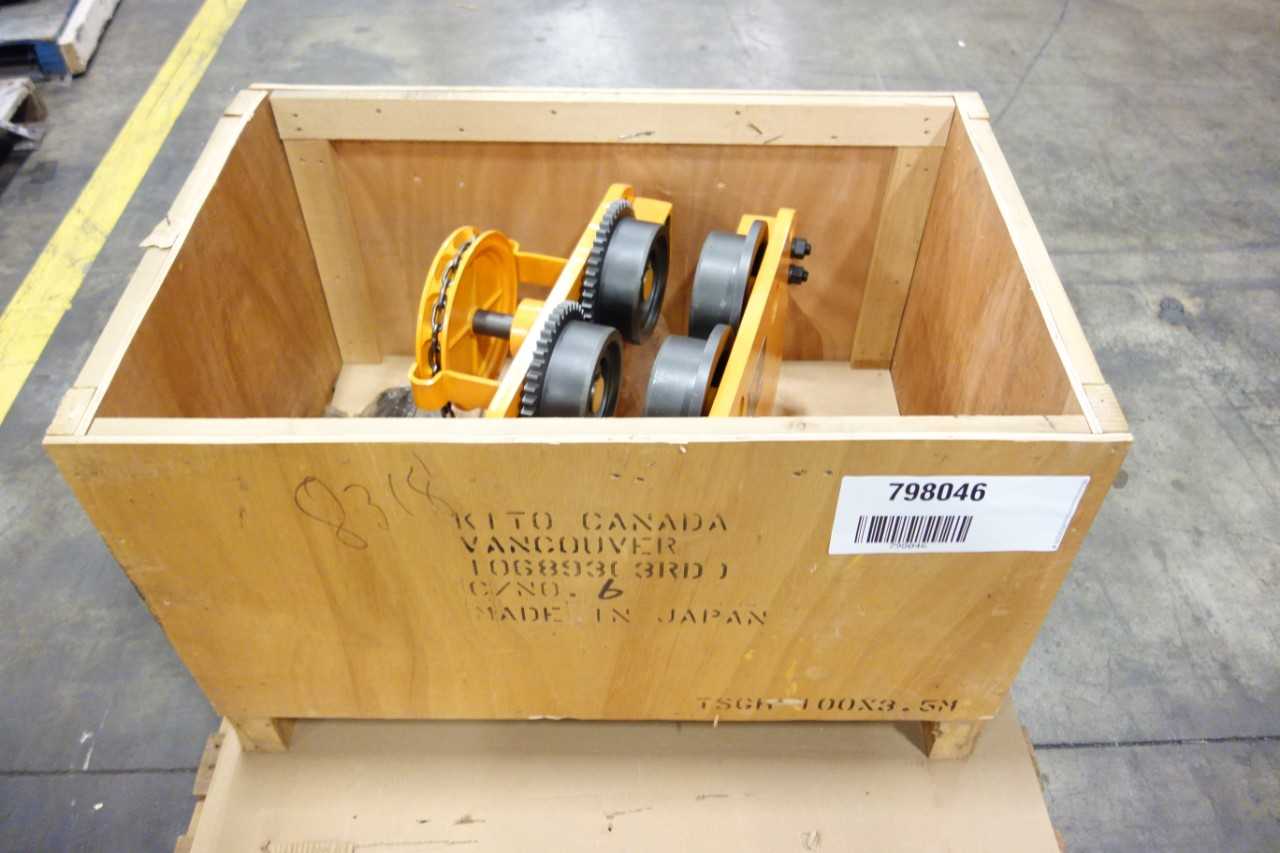 NEW KITO TS1Z 2629 10TON MANUAL TROLLEY - LIFTING EQUIPMENT