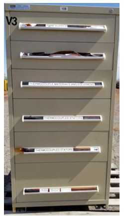 Lot of (2) Vidmar Cabinets - TOOL STORAGE
