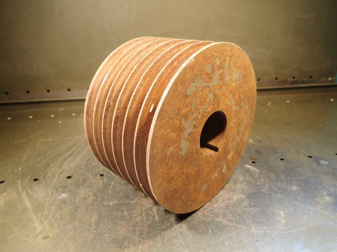 G-1472-14 6-Belt AX BX Section V-Bely Pulley Sheave" 8-1/4" OD 2-1/8" Keyed Bore - PULLEY