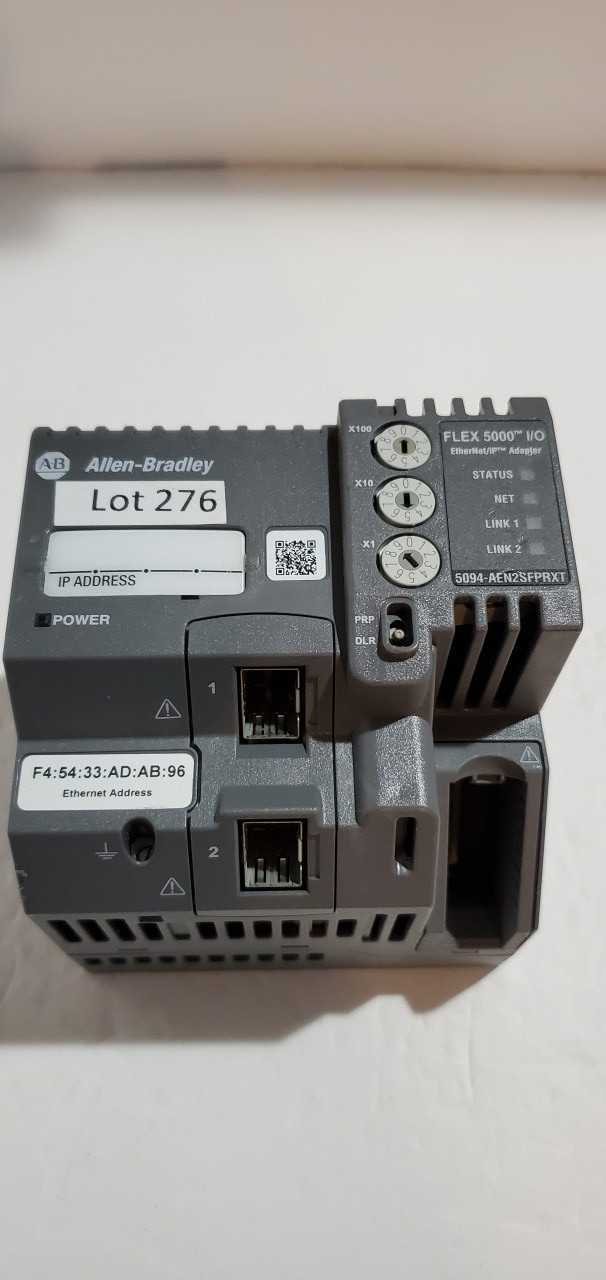 Allen Bradley Flex 5000 Ethernet Adapter - INDUSTRIAL PARTS Allen Bradley Flex 5000 Ethernet Adapter - INDUSTRIAL PARTS