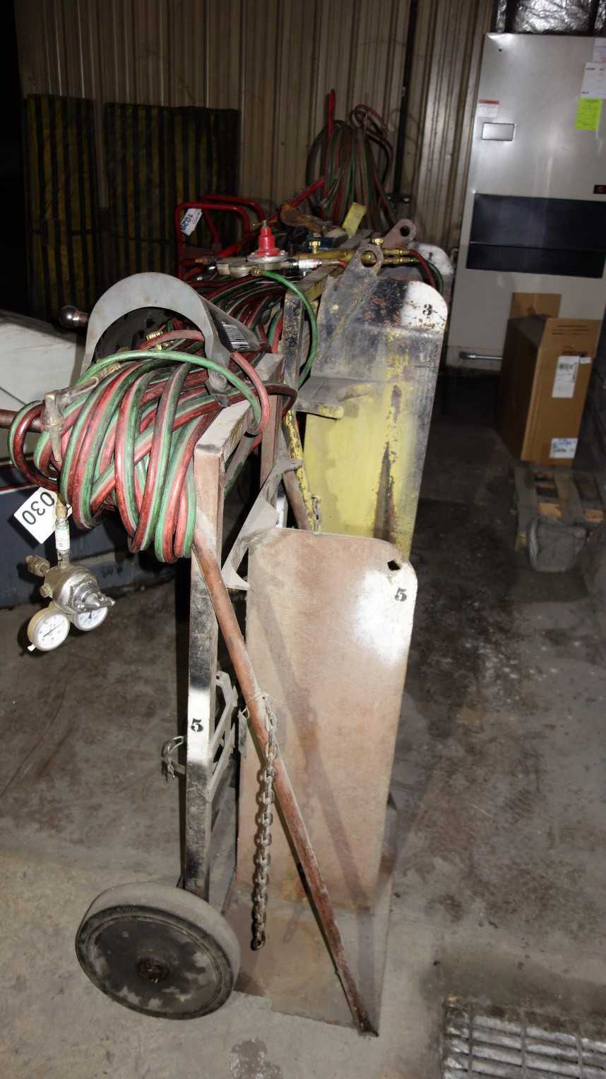 LOT OF 3 ASSORTED WELDING TANK CARTS - WELDING EQUIPMENT
