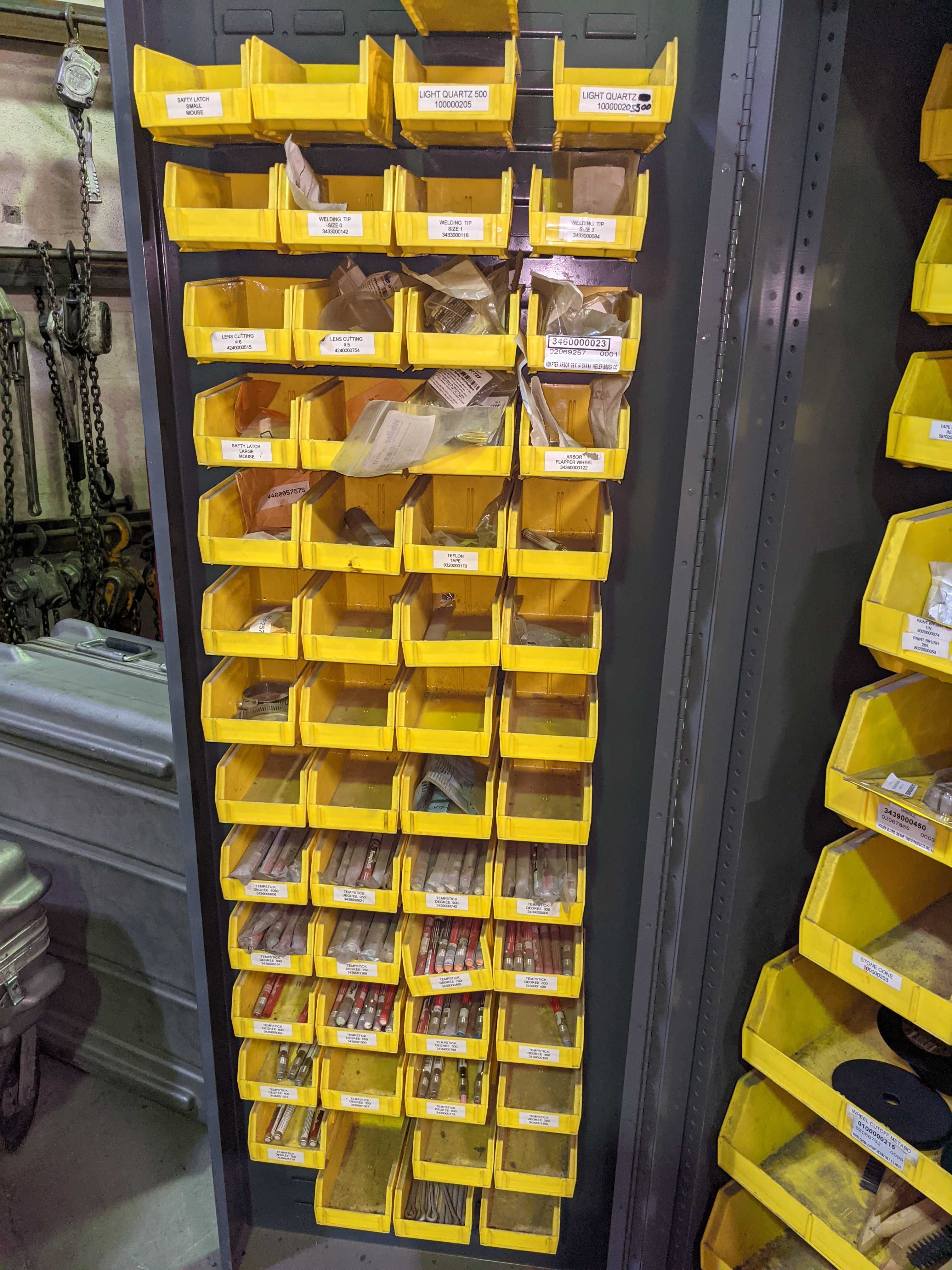 CABINET WITH CONTENTS - TOOL STORAGE