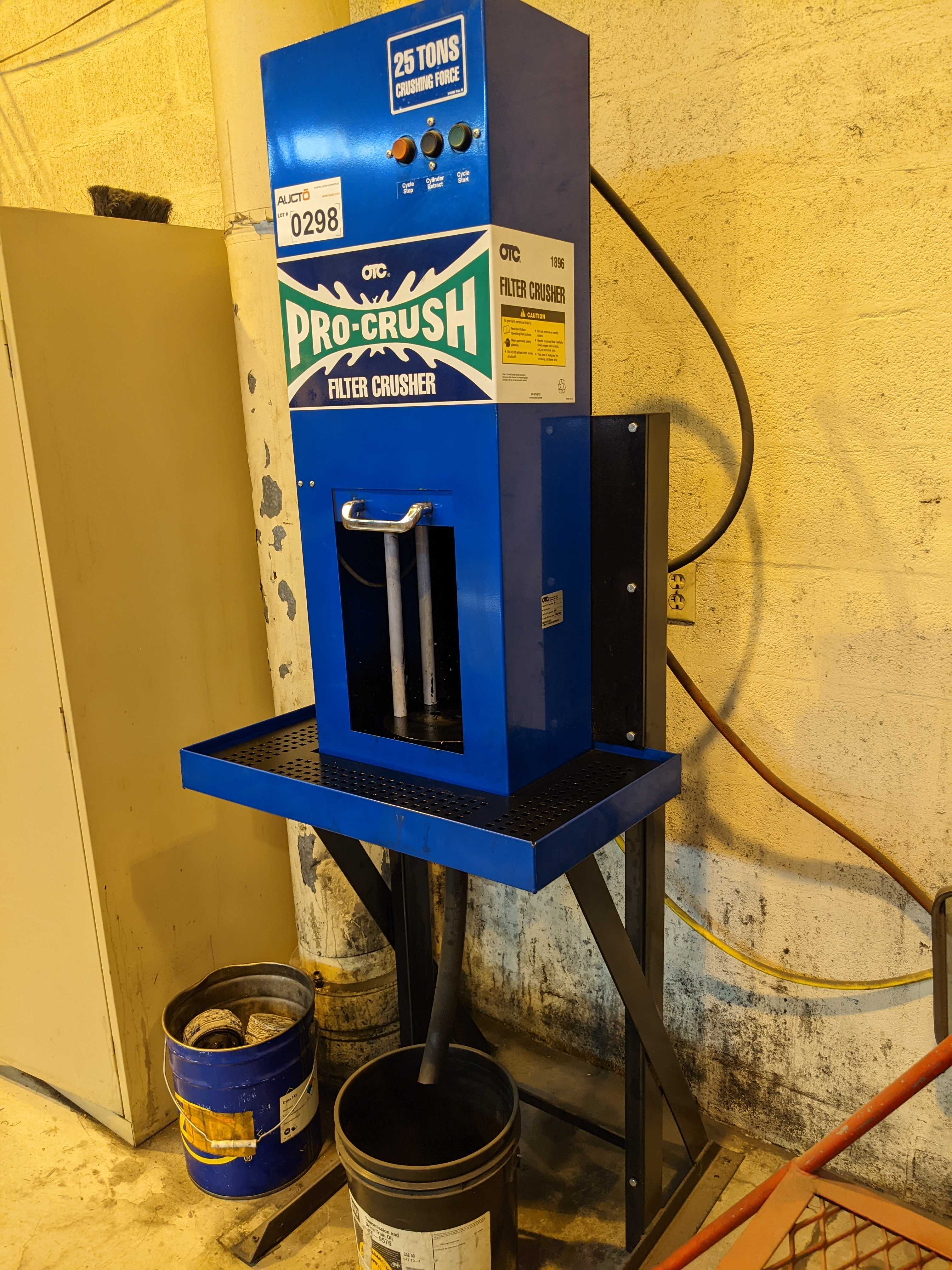 OIL FILTER CRUSHER - PLANT & FACILITY