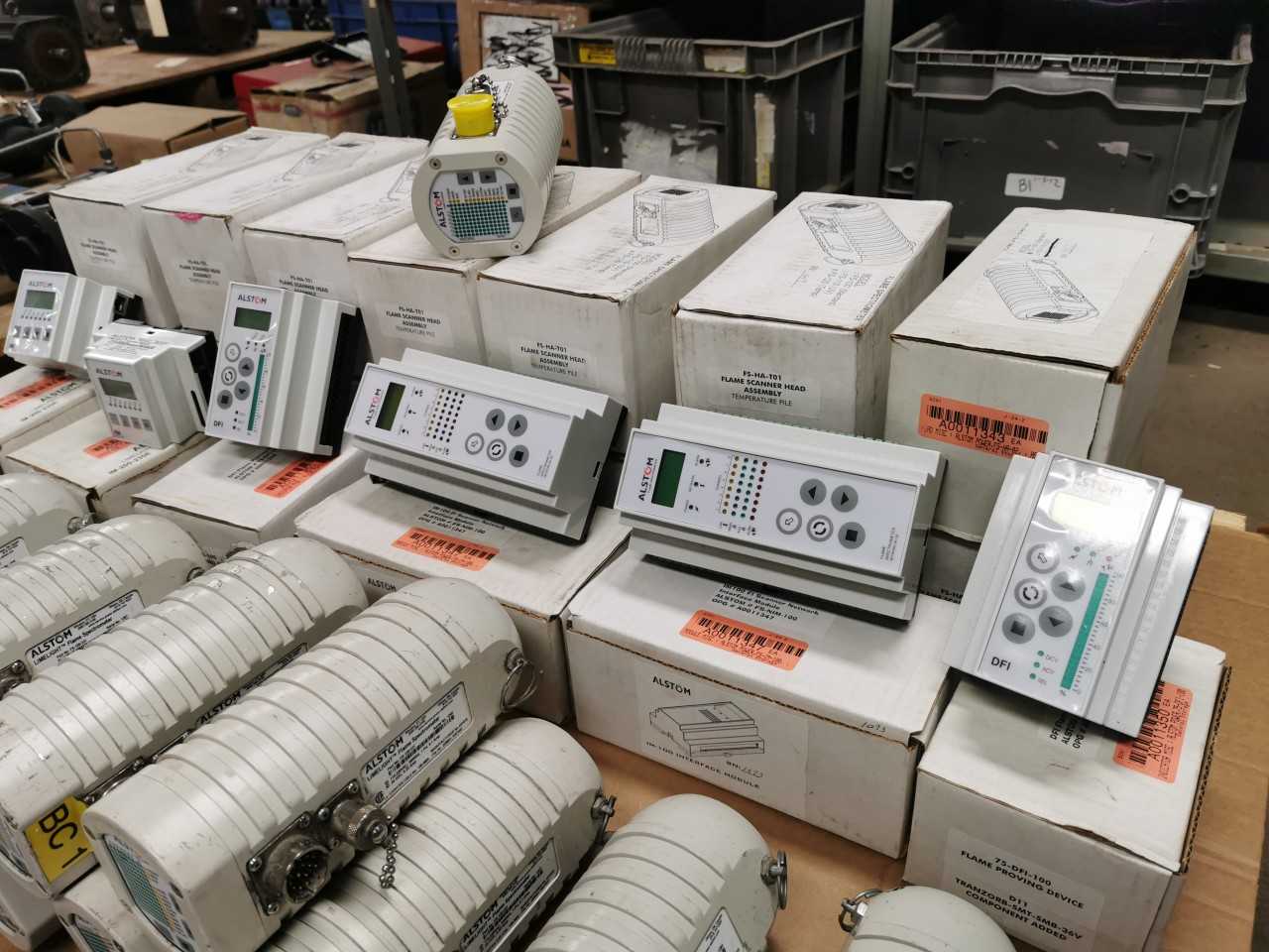 Lot of Alstom Flame Scanners & Interface Modules - PROCESS EQUIPMENT