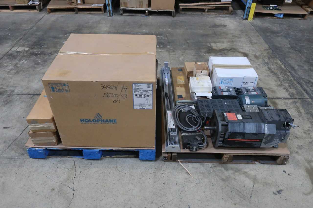 2 PALLETS OF ASSORTED ELECTRICAL - ELECTRICAL COMPONENTS