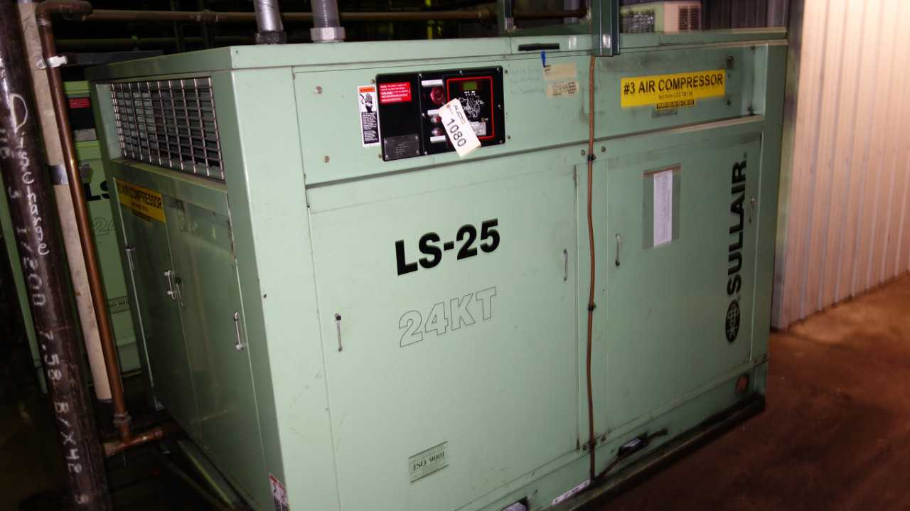 SULLAIR LS25-150 AIR COMPRESSOR 200HP 8K HOURS - AIR COMPRESSORS