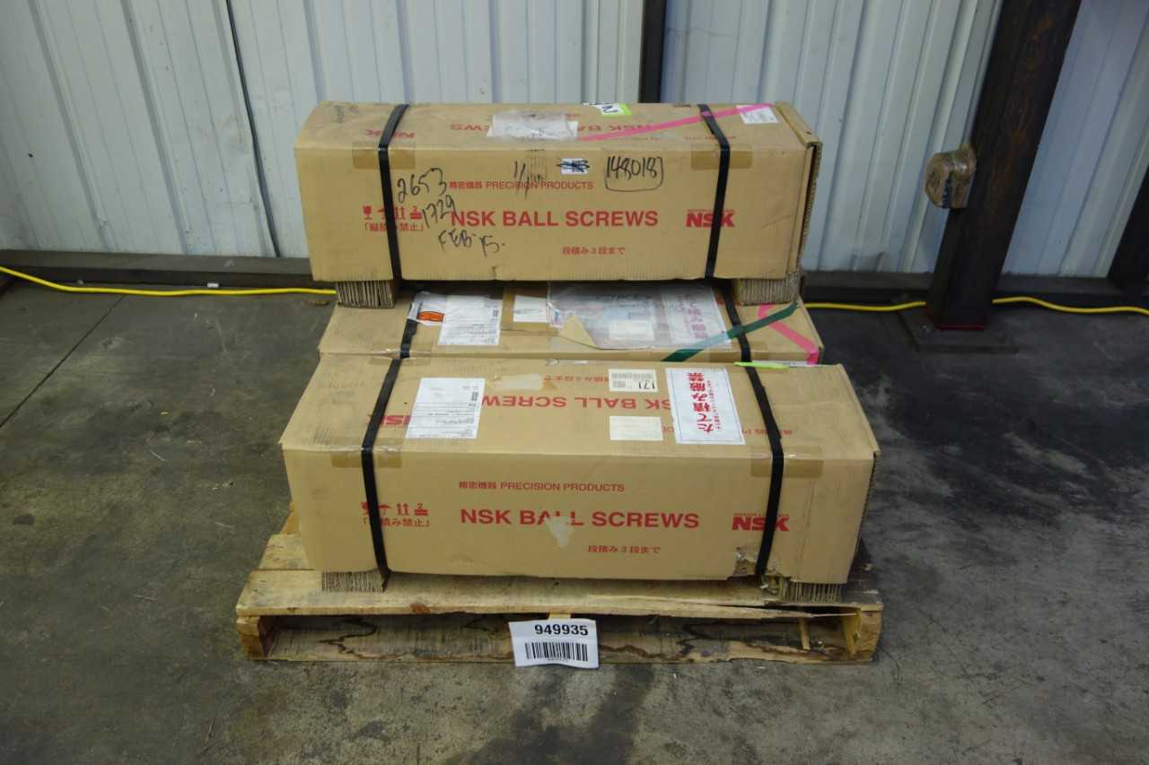 LOT OF 5 NSK W8005Z-240YKI-C7N-01 BALL SCREW ASSEMBLIES - MACHINING ACCESSORIES & TOOLING