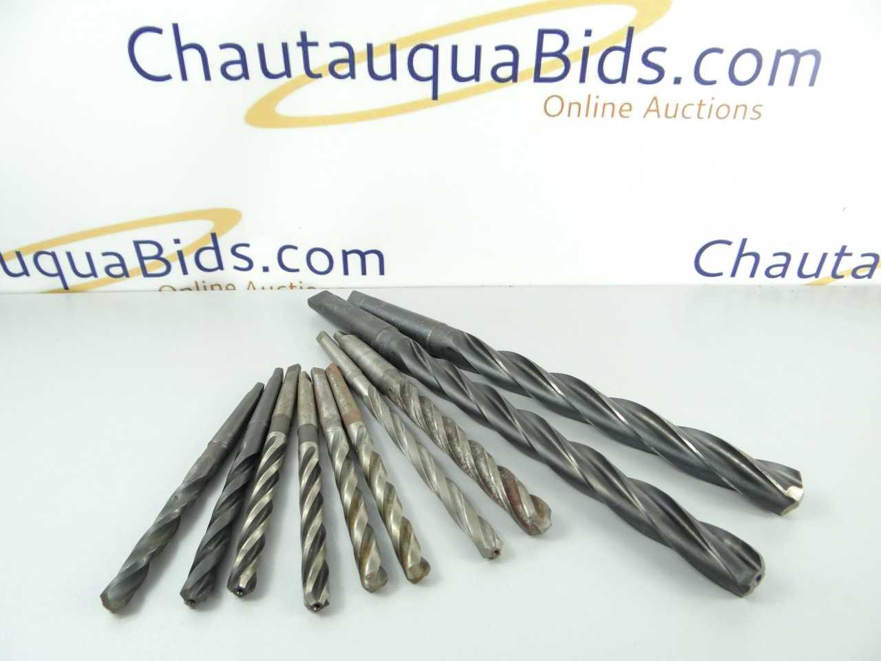 Lot of 10 HSS 1MT 2MT 3MT Taper Shank Core Drills - MACHINING EQUIPMENT PARTS