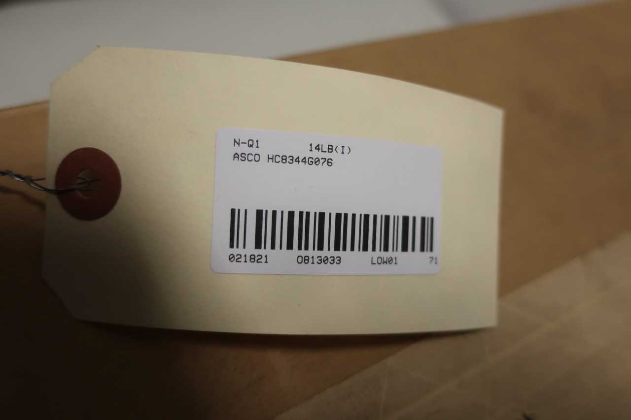 ASCO HC8344G076 RED-HAT 4-WAY 125V-DC 3/4IN NPT SOLENOID VALVE - SOLENOID VALVE