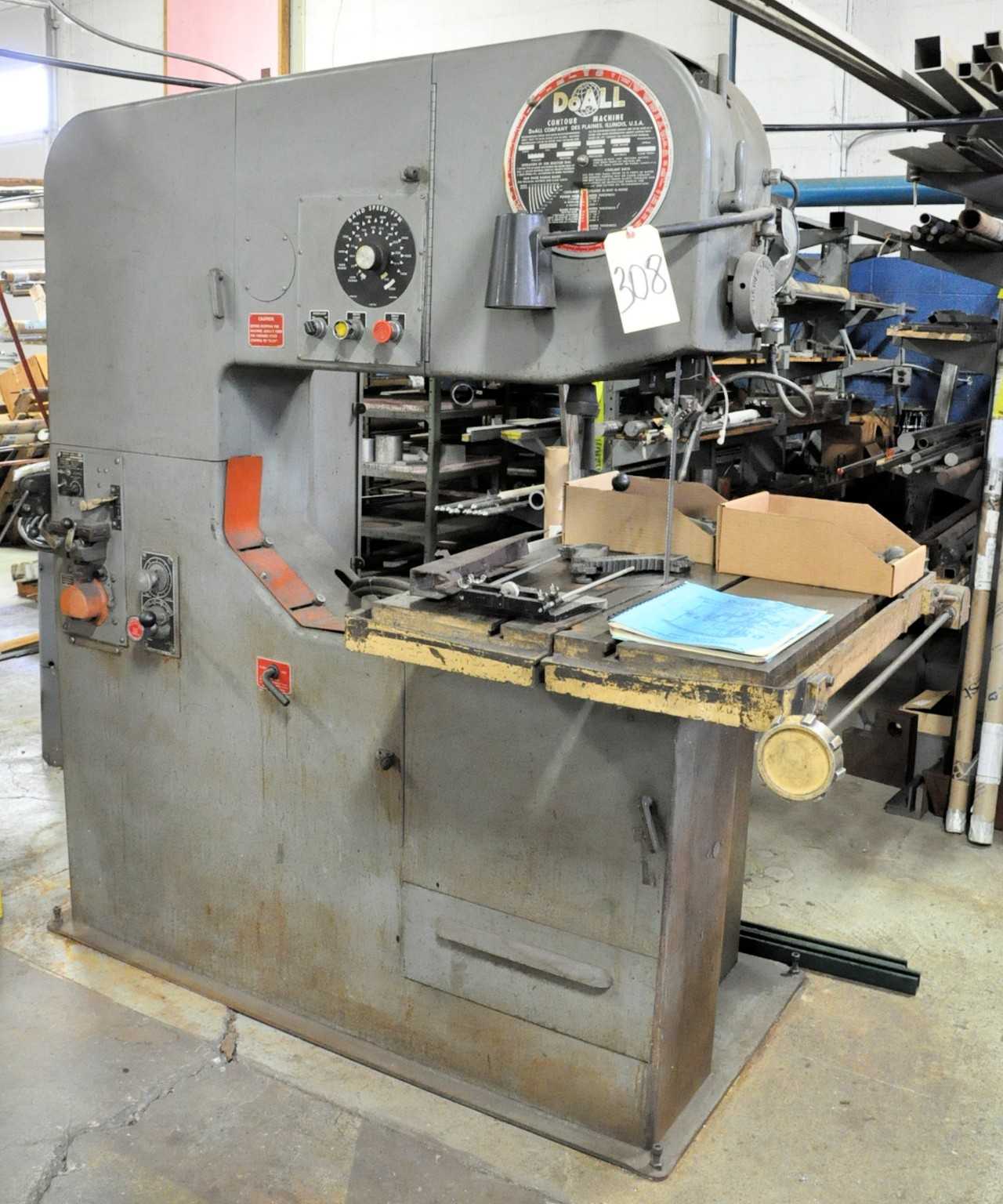 DoAll Model 3612 2H Vertical Band Saw - METAL SAWS