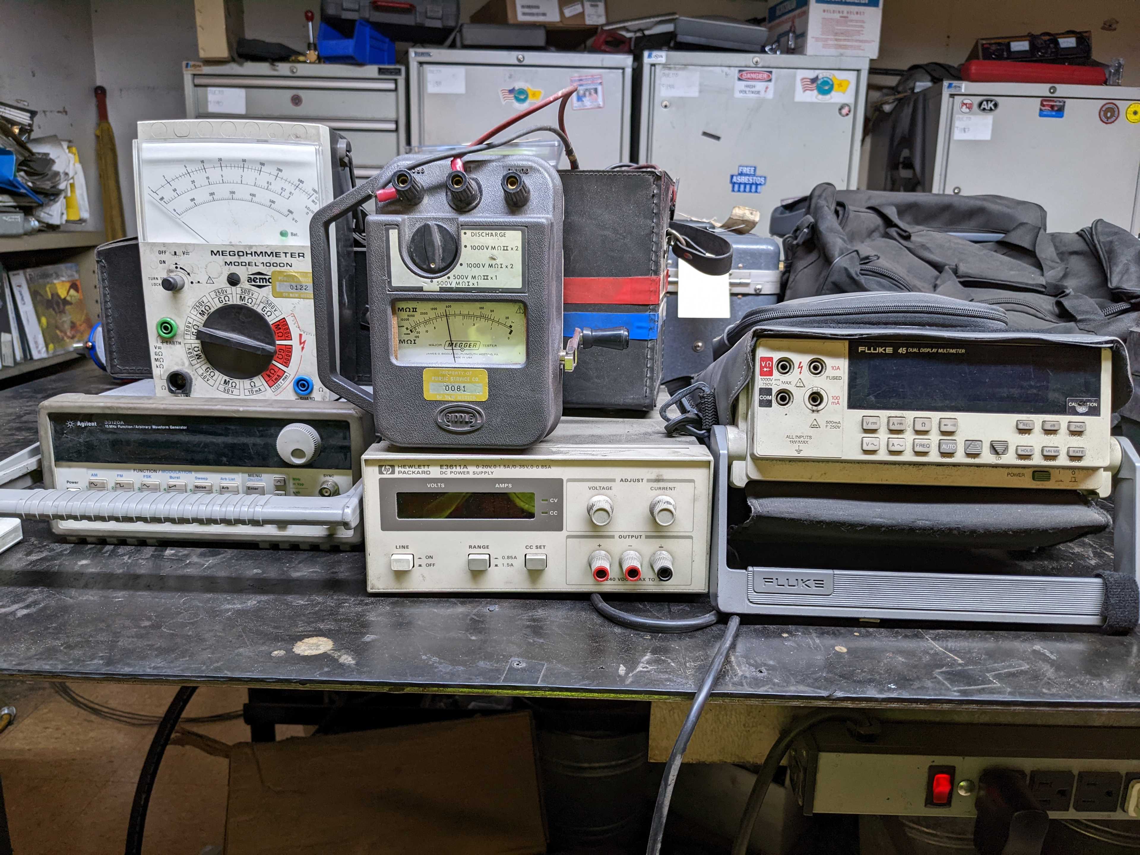 LOT OF FIVE TEST EQUIPMENT - LAB & SCIENTIFIC