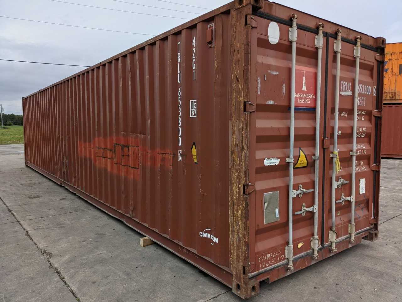 TAL 40FT STANDARD CUBE SHIPPING CONTAINER - INDUSTRIAL PARTS