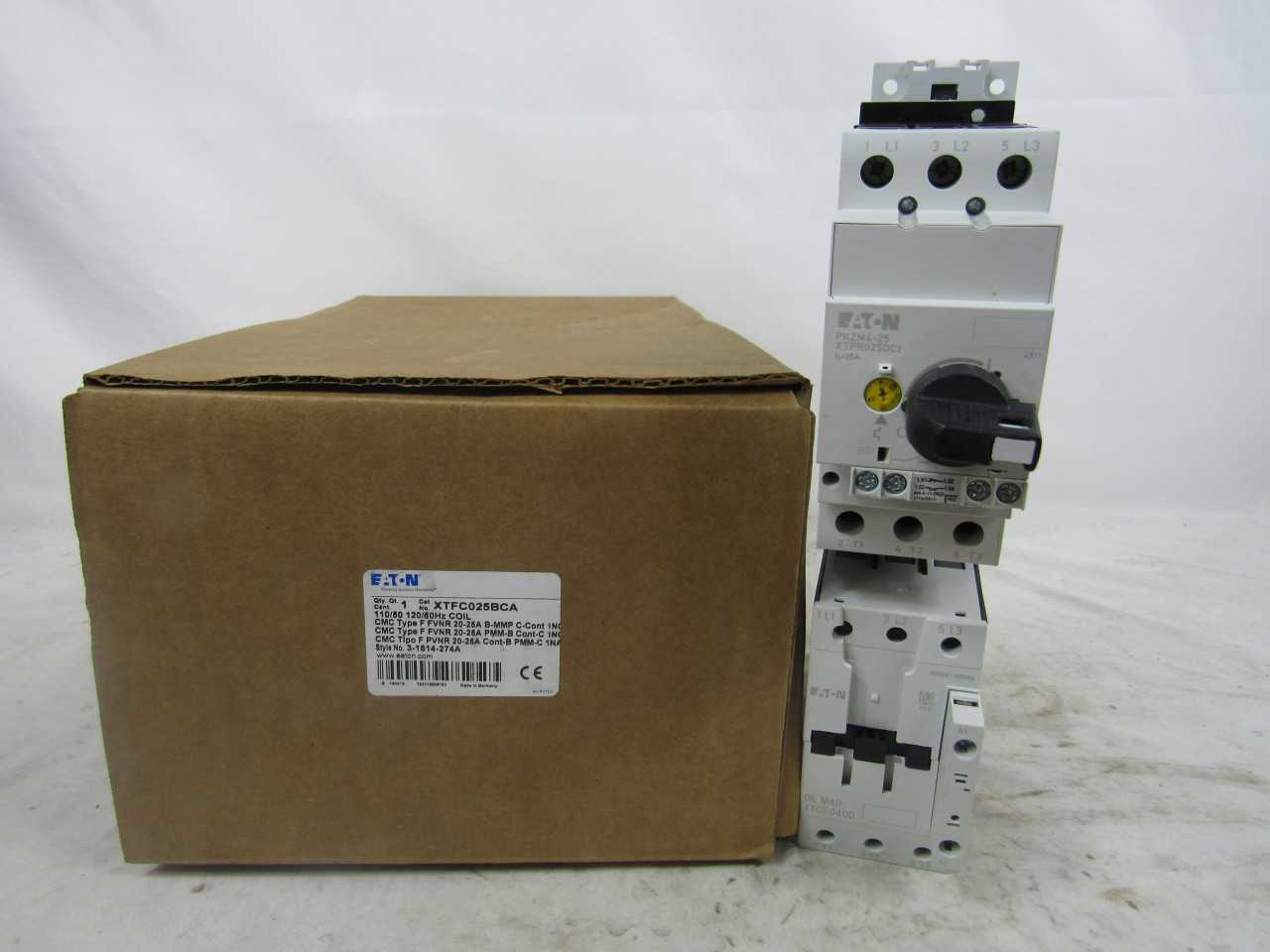 Quantity 5 of Eaton XTFC025BCA Motor Controller Type F 20-25A - ELECTRIC MOTORS