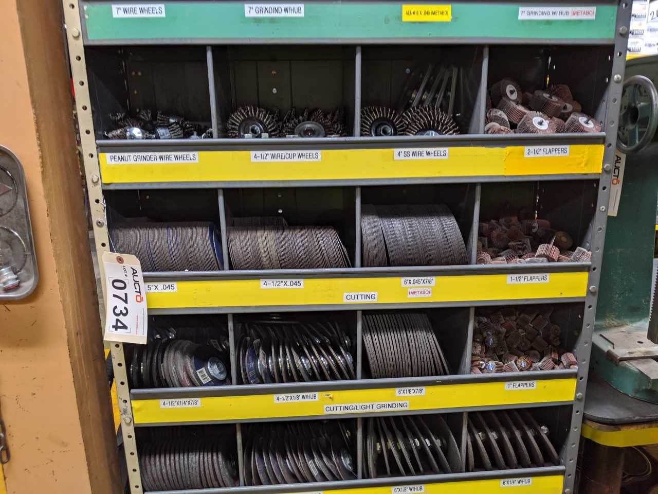 Pigeon hole shelving with cutting, grinding and wire wheels - SHELVING Pigeon hole shelving with cutting, grinding and wire wheels - SHELVING