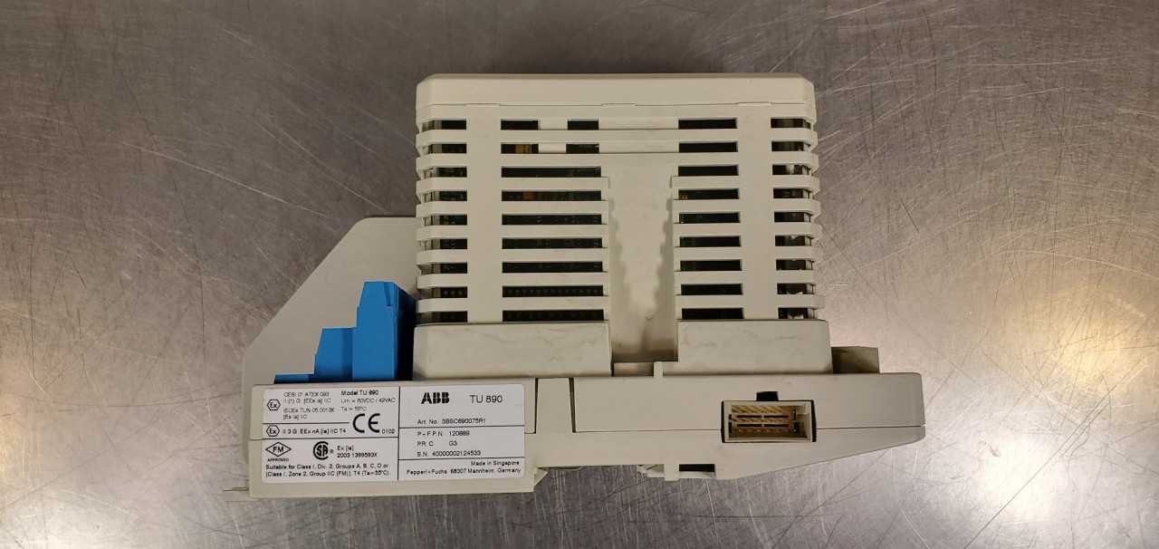 Lot of 10 ABB AI893 Input Module w/TU890 Termination Module "Like New - Pulled from New Machinery and Bench Tested" - AUTOMATION & CONTROLS